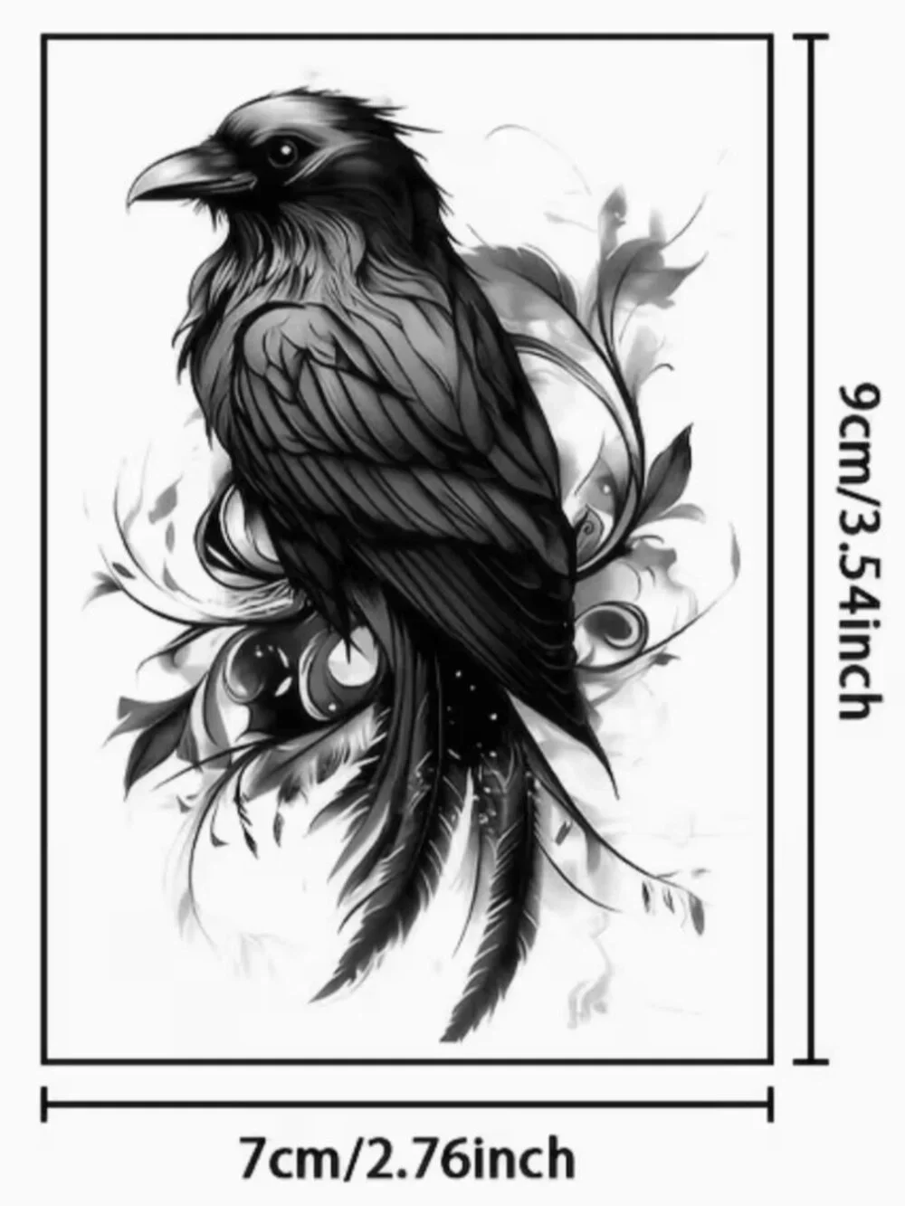 🐈‍⬛️ Halloween Tattoo - Crow